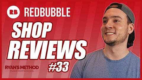 Redbubble Shop Reviews #33 | Selling RB T-Shirt Tips