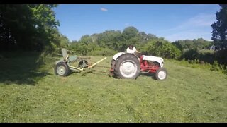 Mowing hay with old equipment | 2022 First cut hay