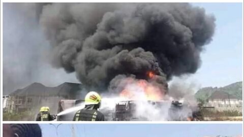 Diesel tanker explodes near school in Abuja. #news #politics