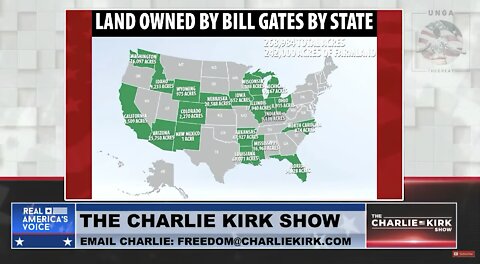 Charlie Kirk: Bills Gates Buying North Dakota Farmland To Control Food Supply with China