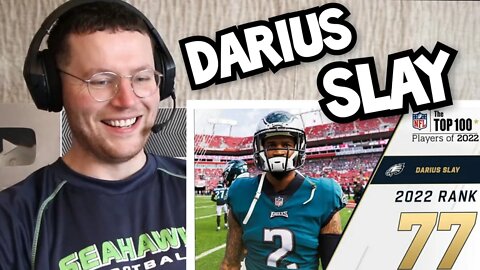 Rugby Player Reacts to DARIUS SLAY (Philadelphia Eagles, CB) #77 NFL Top 100 Players in 2022