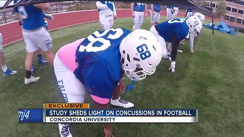 Study sheds light on football concussions