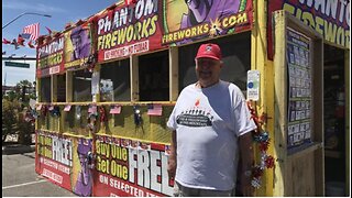 Firework stand robbery in Las Vegas