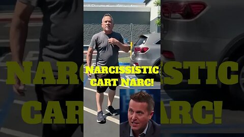 Cart Narc vs Irate Man & Nearly Clocked! #shorts
