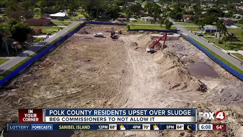 Polk County residents beg commissioners to not allow lime sludge from Dunbar