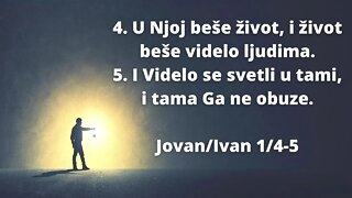 U početku beš reč i reč beše ... (Jovan-Ivan 1)