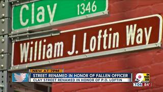 Street renamed in honor of fallen officer