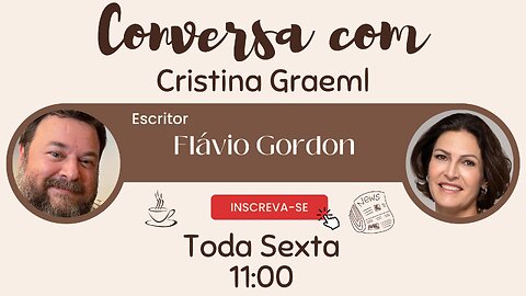 Conversa Com Cristina Graeml (13/10/2023). Entrevista: Flávio Gordon, escritor