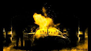 Horror Burning Beetle freestyle Photoshop Speed-Art