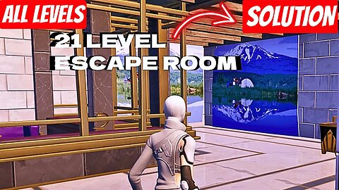 Fortnite 21 Levels Escape Room Tutorial