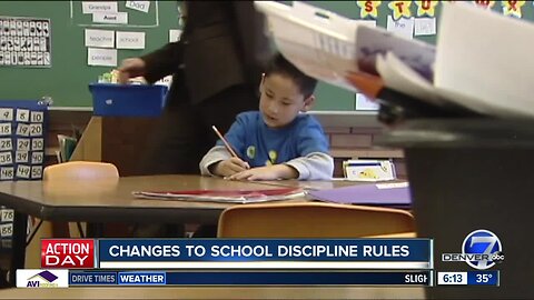 Changes to school discipline rules