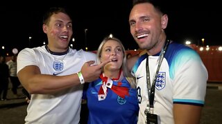 England fans in Doha say 'Bring on France!' after win over Senegal