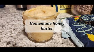 Homemade honey butter
