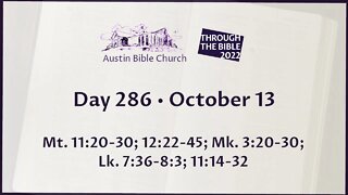 Through the Bible 2022 (Day 286)