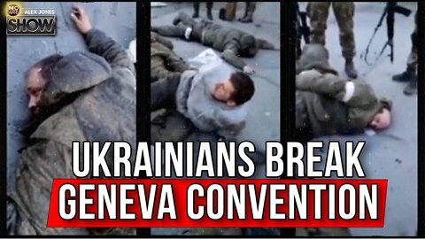 WARNING! WAR CRIME FOOTAGE: Ukrainian Troops Viciously Torture Captured Russian Soldiers