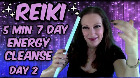 Reiki For Energy Cleansing I Day 2 of 7 ✋✨🤚 Selenite Wand + Stones & Crystals Wand