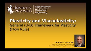 General (3-D) Framework for Plasticity (Flow Rule)