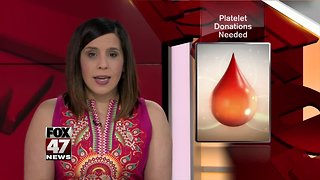 Platelet donations needed