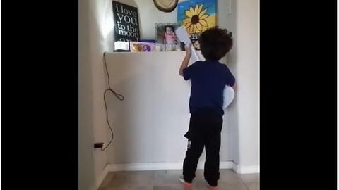 Little Boy Sings Birthday Song For Late Baby Sister