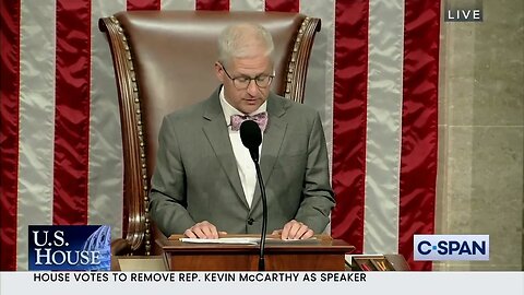 WATCH the Moment Kevin McCarthy is REMOVED as Speaker of the House
