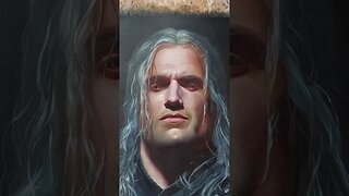 Painting Of Henry Cavill As The Witcher Is Done!