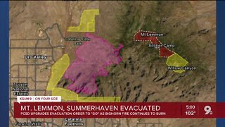 Mt. Lemmon, Summerhaven under evacuation due to Bighorn Fire