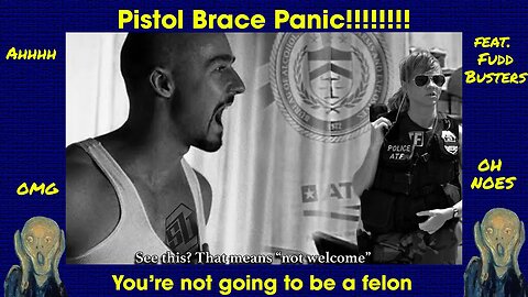 PISTOL BRACE PANIC!!!!! (No, you won't become a felon)