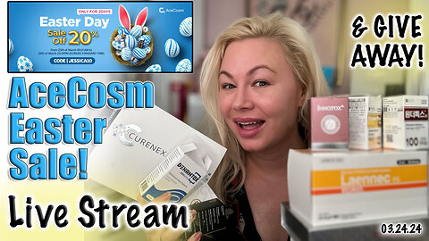 Live AceCosm Easter Sale has started...what do you Need? And GIVEAWAY! Code Jessica10 Saves