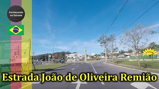 🚗🌞 Dirigindo por Porto Alegre, estrada João de Oliveira Remião.