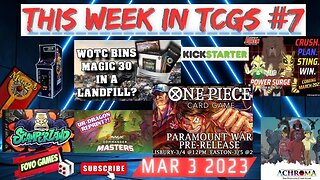 This Week in TCGs #7 MetaZoo Smash Bros Arcade, MTG Landfill DUMP, Commander Legends, Kickstarter