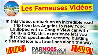 Road Trip from Los Angeles to New York (Google View car with onboard GPS)