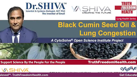 Dr. Shiva - Black Cumin Seed Oil & Lung Congestion