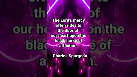 The Black Horse of Affliction! * Charles Spurgeon * Christian Quotes #shorts #spurgeon #christian