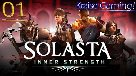 #01: Toon Creation & Story Beginning - Solasta: Crown of the Magister - By Kraise Gaming!
