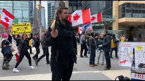 Street Preaching Toronto - Christ died for us