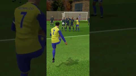 CRISTIANO RONALDO ROCKET SHOOT FREE KICK FIX GOAL DLS AL NASSR #dls22 #dls23 #alnassr #cr7shorts