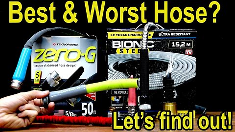 Best Hose (GARDEN HOSE)? Zero G vs Flexzilla, Bionic Steel, Gilmour, Aqua Plumb, Briggs & Stratton