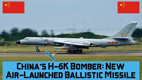 China’s H 6K Bomber with New Air Launched Ballistic Missile #h6kbomber #peoplesliberationarmy