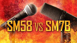 SHURE SM7B vs SM58 Microphones for Livestream and Podcast