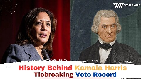 History Behind Kamala Harris Tiebreaking Vote Record-World-Wire