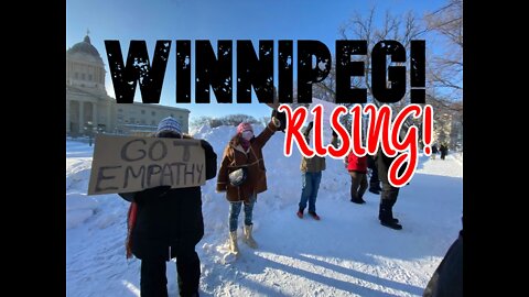 ⛔Live in Winnipeg! the Raven ! More protesting in Manitoba !