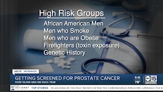 Getting screened for prostate cancer