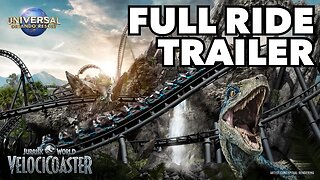 *BREAKING* Jurassic World VelociCoaster Ride Trailer