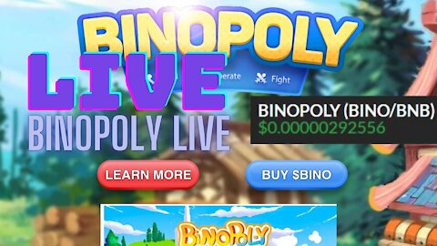 BINOPOLY (BINO/BNB) new token, current value $0.00000292556