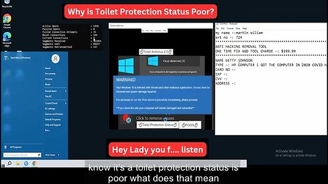 Scammer vs Toilet Protection