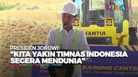 Jokowi Resmikan Pusat Pelatihan Sepak Bola Nasional di Ibu Kota Nusantara