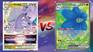 Pokemon TCG Live Hisuian Goodra VSTAR Bibarel VS Glimmora EX Rapid Strike Urshifu VMAX!!