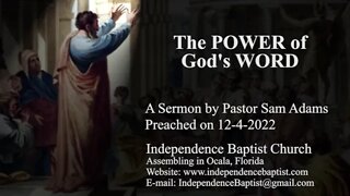 The POWER of God's WORD