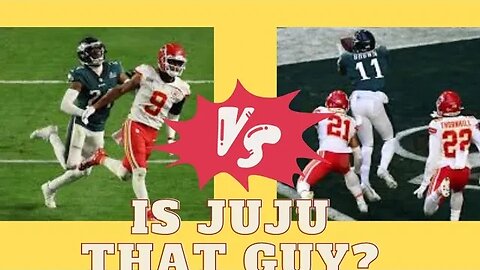 AJ Brown vs juju Smith Schuster versus battle! Is juju that guy? Super Bowl 57 special.