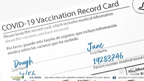 Clearing up confusion about COVID-19 vaccination cards